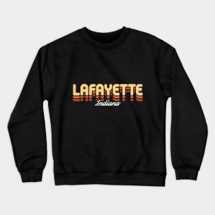 Retro Lafayette Indiana Crewneck Sweatshirt